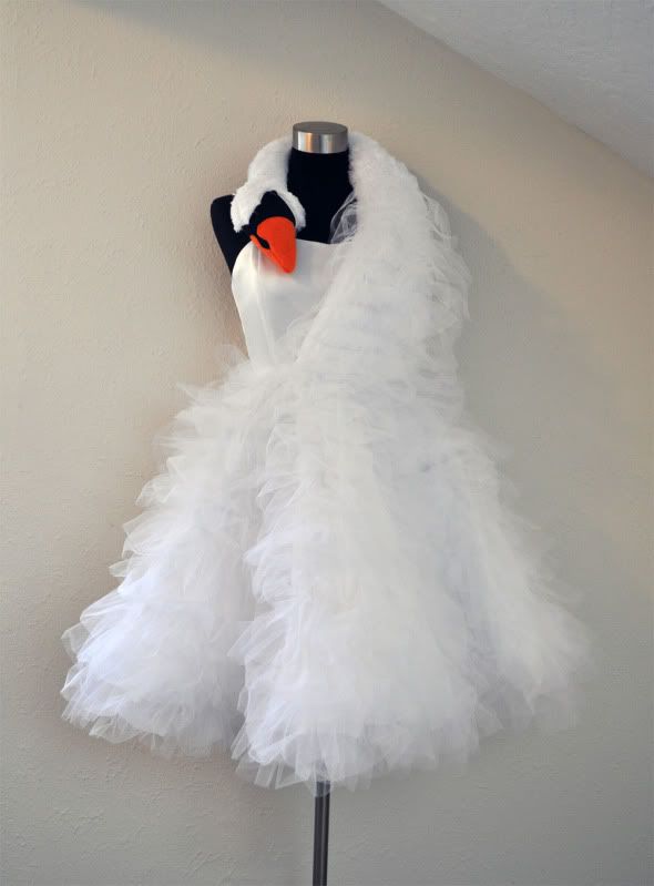 Swan Wedding Dress Inspired by Bjork CLOTHING