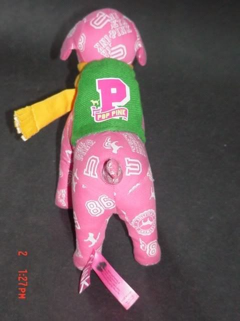 victoria secret pink dog toy