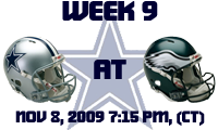 Week 9: Cowboys Vs Eagles