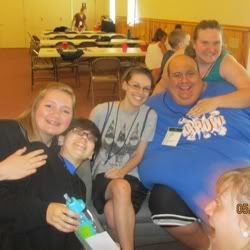 Christiana & Jimmy with our teenagers at #Winning Youth Camp
