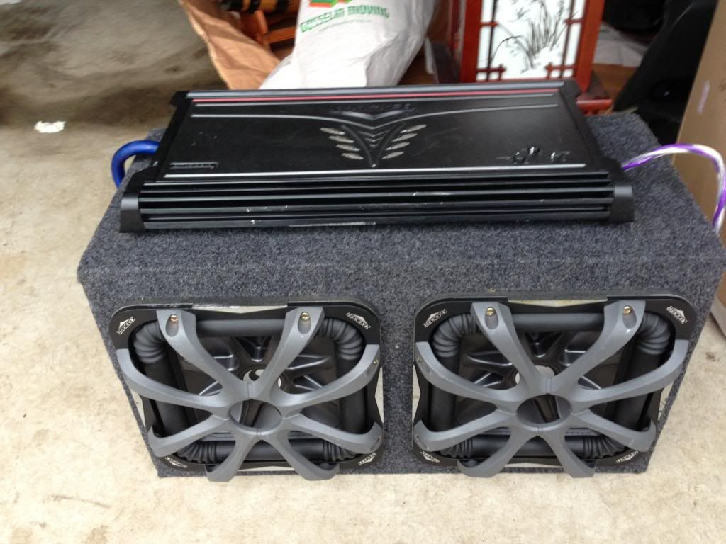 Custom SUB Box Besides The JL Audio Page 2 Second Generation Nissan