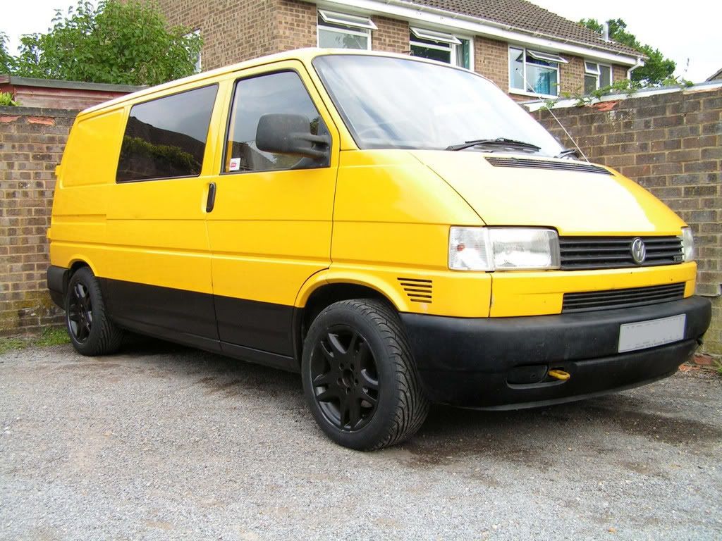 Yellow Vw Transporter