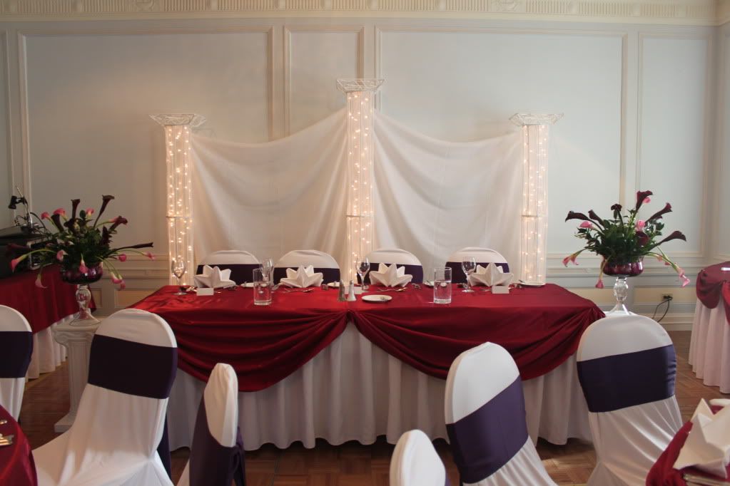 All backdrops can be used for ceremonies as well