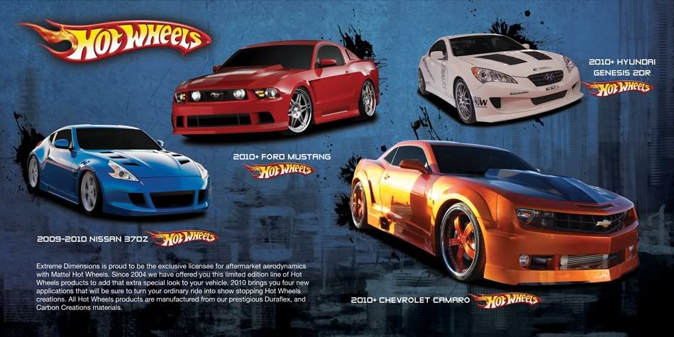 Here's a pic from our 370Z SEMA Hot Wheels Front Fenders 