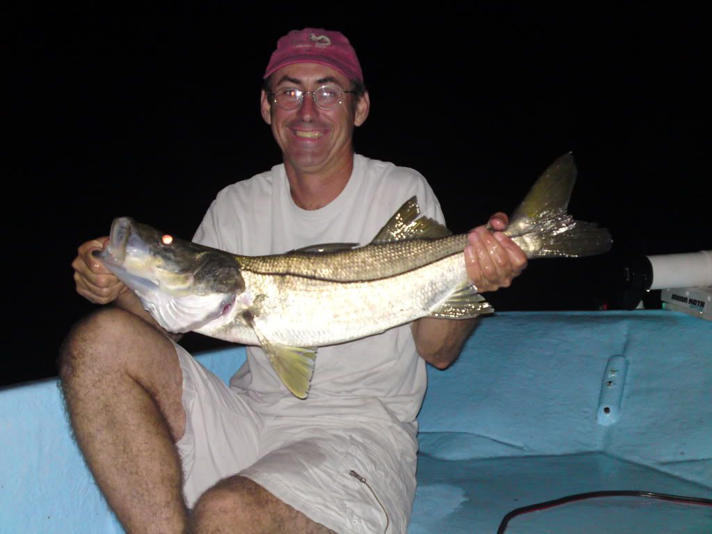 First Keeper Snook this season Dedicated To The Smallest Of Skiffs