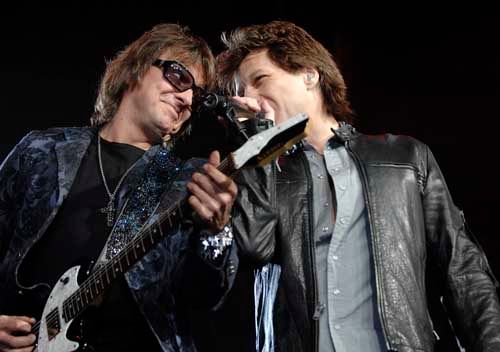 Richie Sambora and Jon Bon Jovi Pictures, Images and Photos