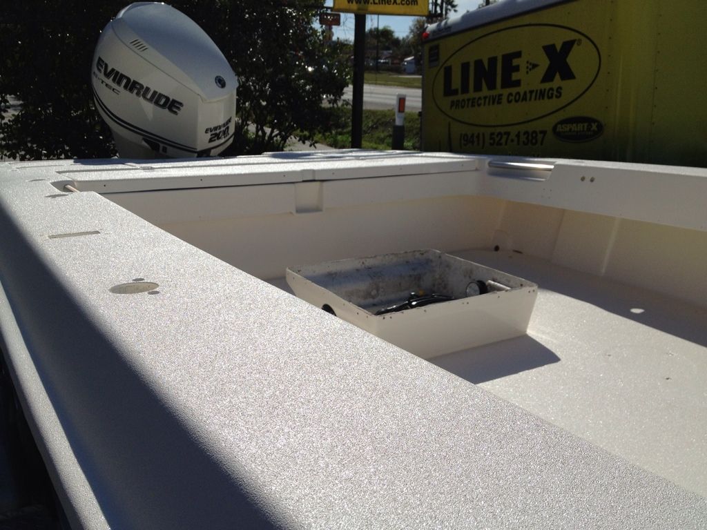 Young 20' Boat Deck in off White LineX 650 The Hull Truth Boating