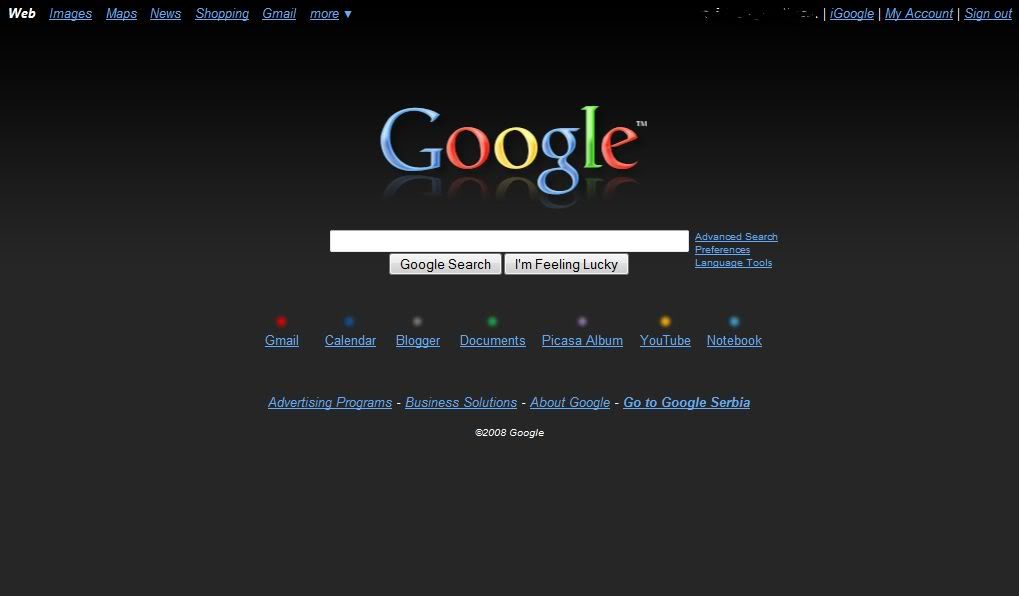 google blogger icon. is Google logo instead of
