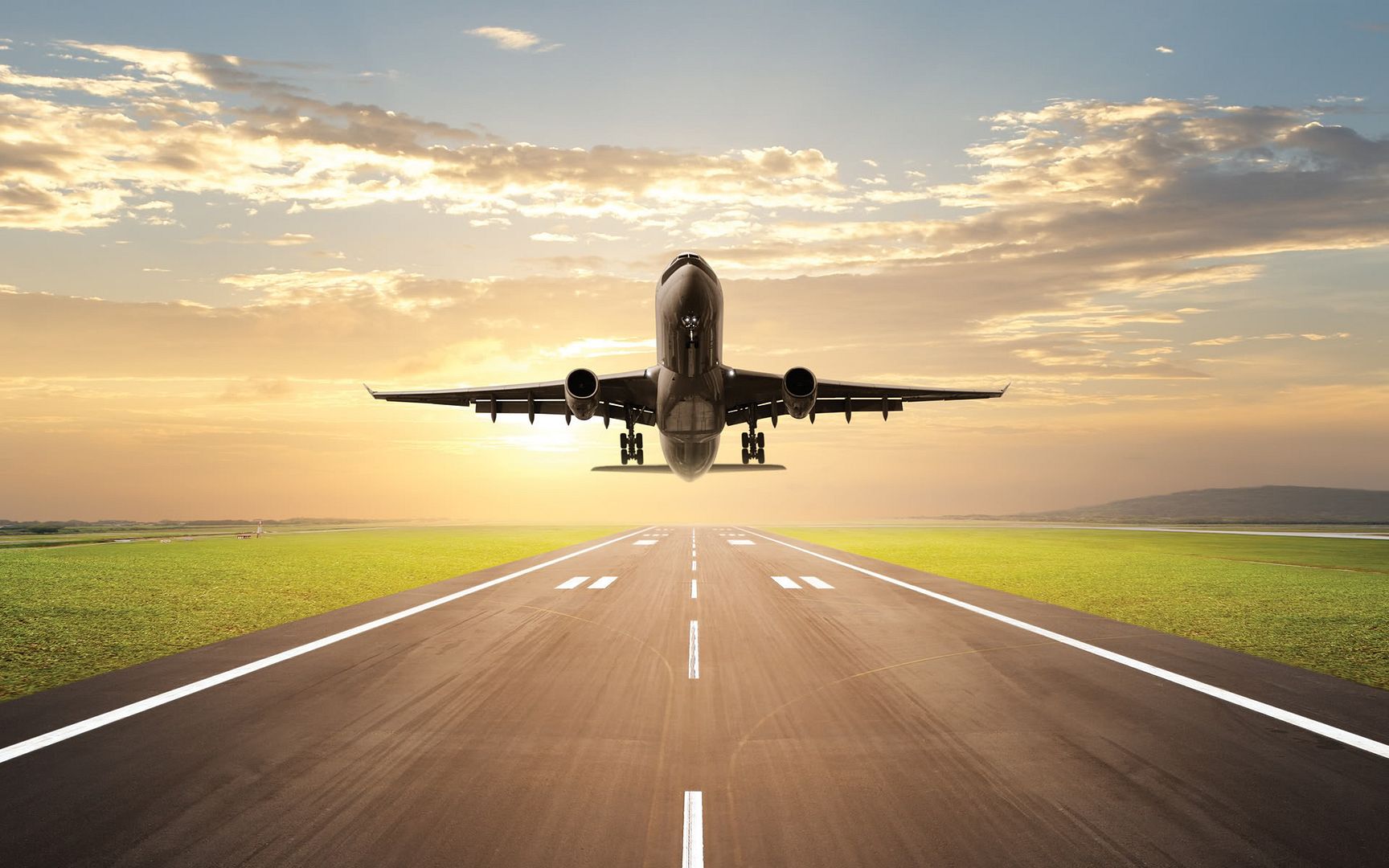 Wallpaper: Airplane take-off | Pesawat