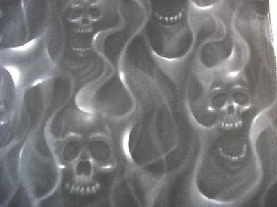 Skulls in Flames ~ Red & Black, Black & White or Orange & Brown Pictures, Images and Photos