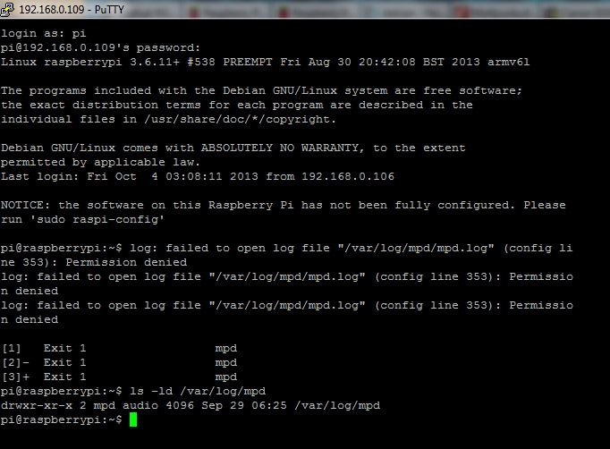 MPD autostart maybee? Raspberry Pi Forums