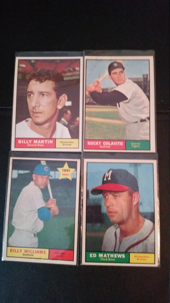 Ed Mathews 1961 Topps Baseball Card #120