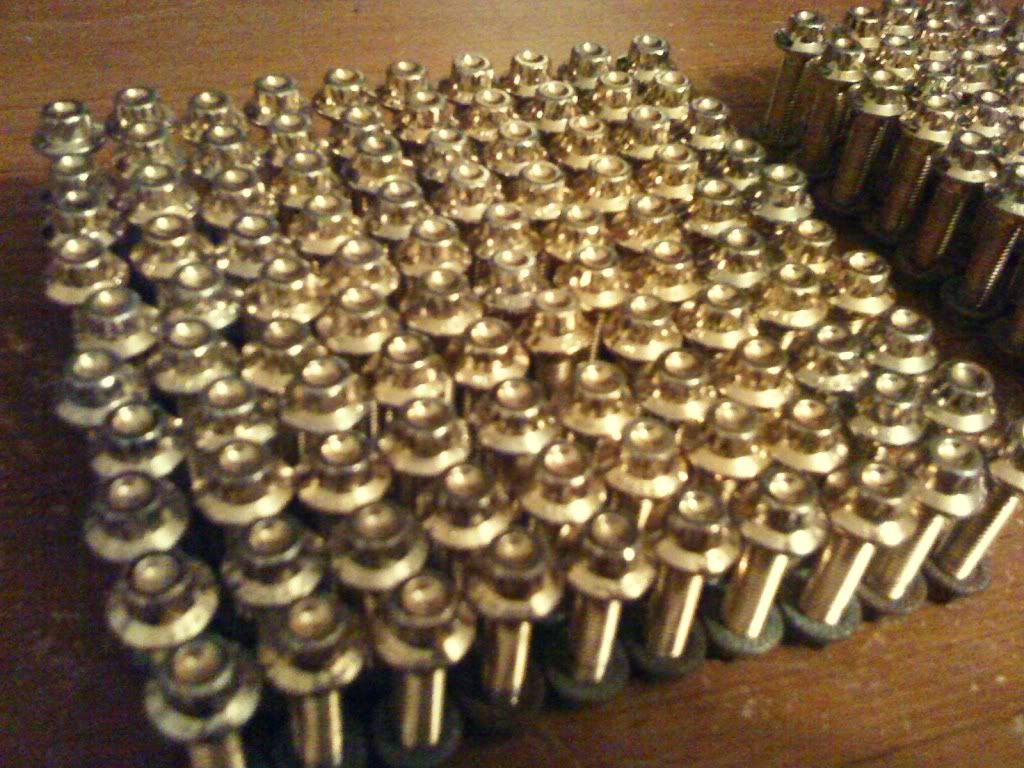 FS *Original Gold * Work wheels assembly bolts (150 bolts) VW Vortex Volkswagen Forum