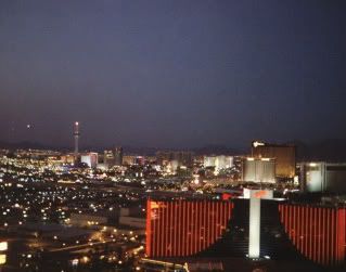 Ghostbar view of Vegas