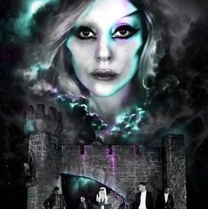 Lady Gaga unveiled the poster for her'Born This Way Ball' world tour last