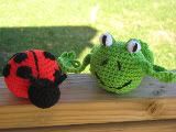 Ladybug and Frog Rattles