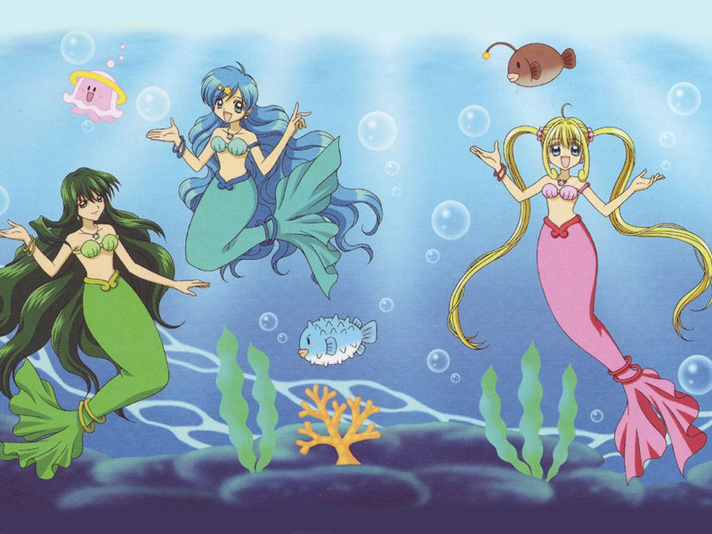 RinaHanonandLuchiaintheirMermaid-1.jpg Underwater Mermaids image by americanmewmew