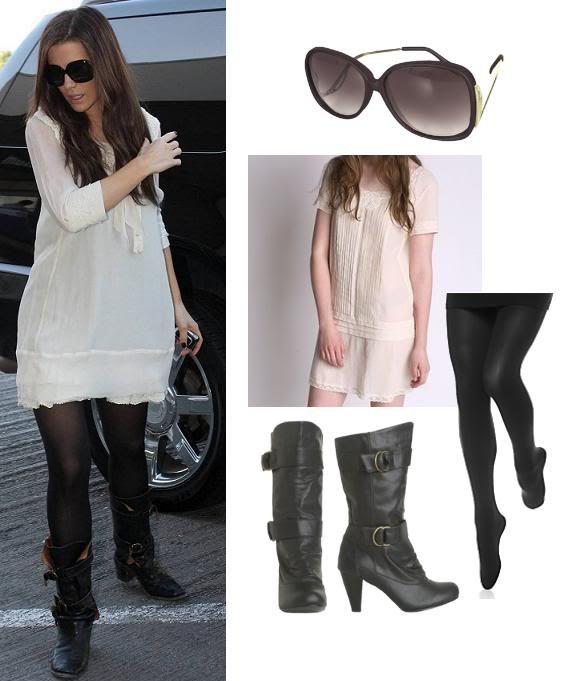 Kate Beckinsale's Look for 9049 This is a very cool way to make a summery