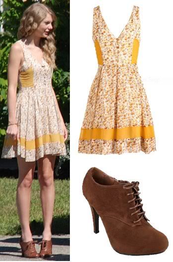 taylor swift yellow dress. Taylor Swift#39;s Style for