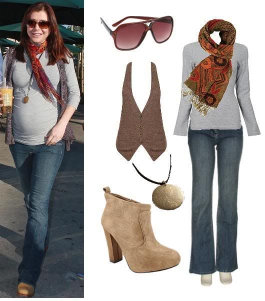 Alyson Hannigan's Look for 9116 How cute does Alyson look