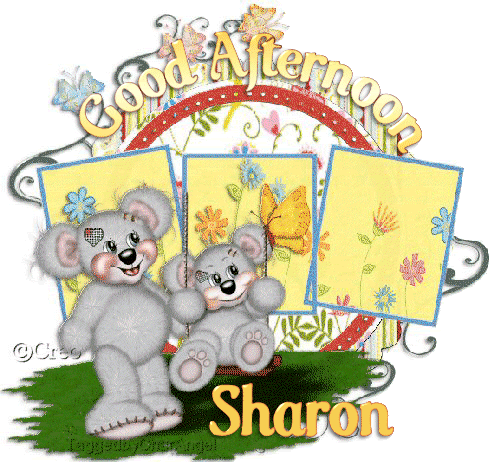 SharonCreddyGoodAfternoon.gif GOOD AFTERNOON image by ashlinsnana