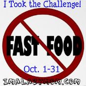 No Fast Food Challenge