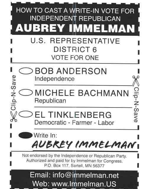write in ballot write in ballot