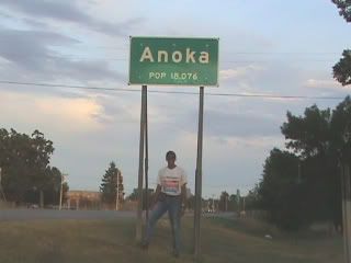 End of third leg of Sixth District walking tour, Anoka, Aug. 13, 2008. 
