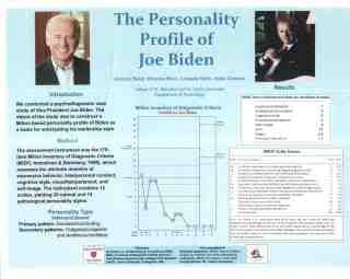 The Personality Profile of Vice President Joe Biden