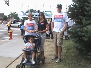 At the Minnesota State Fair: Paddy (2), Matt (11), Pam, and Tim Immelman (13), Aug. 31, 2008.