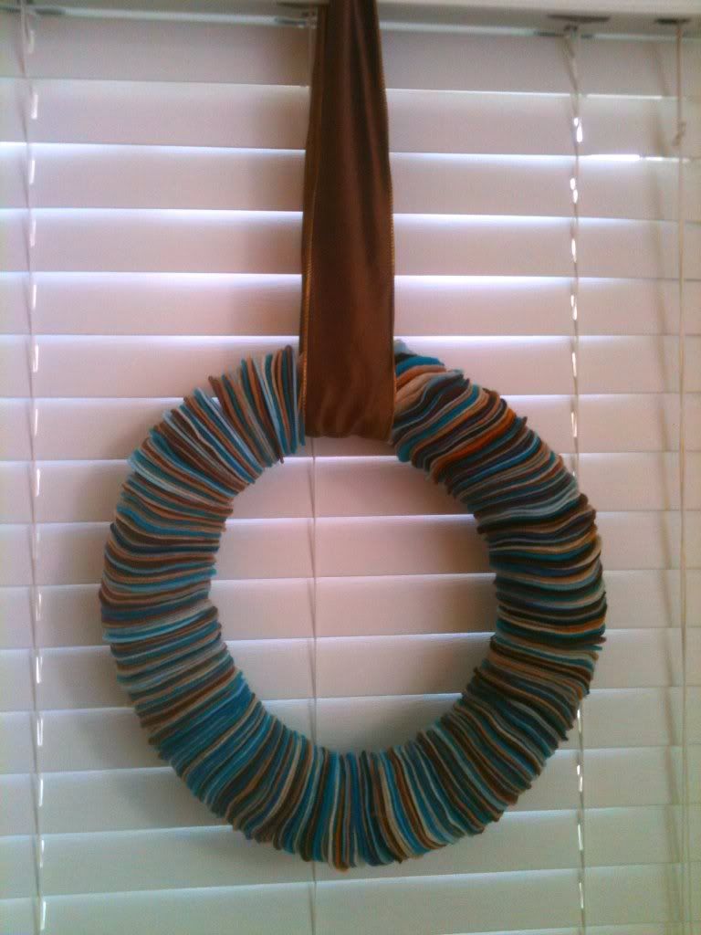 Fall Felt Wreath