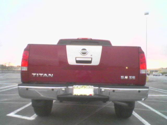 Nissan titan chrome tailgate accent #6