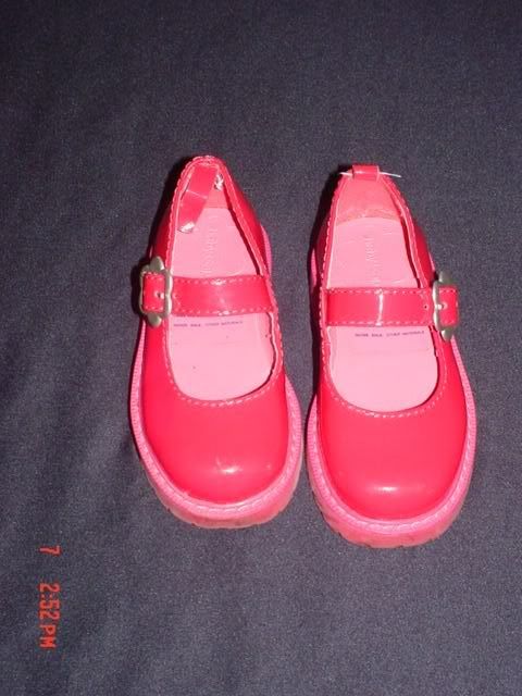 Girls Baby Gap Dress Shoes Pink Patent Leather Mary Jane Size 7