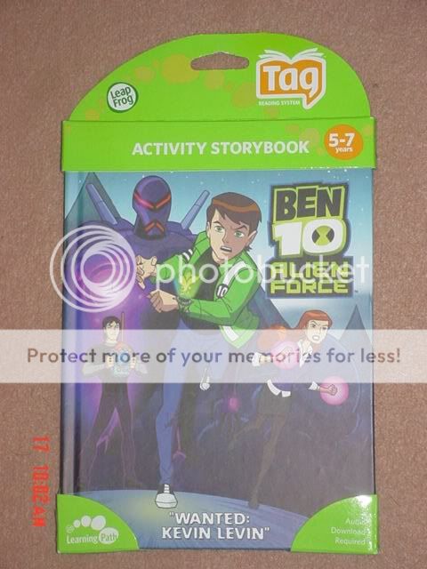 Leap Frog TAG Ben 10 Story/Book Leapfrog Game New  