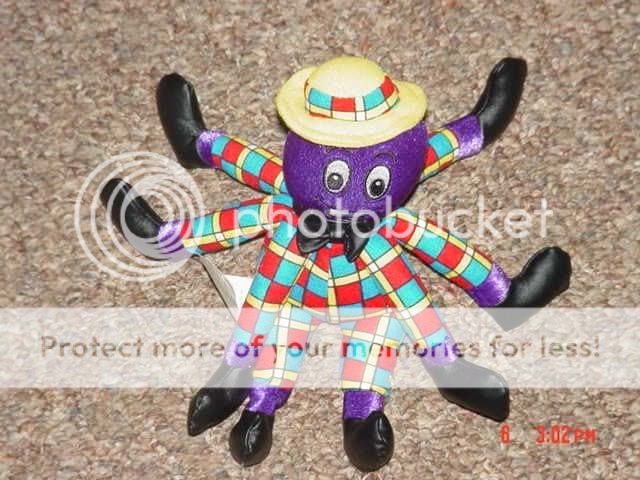 Wiggles Henry the Octopus Plush Lovey Stuffed Animal Doll  