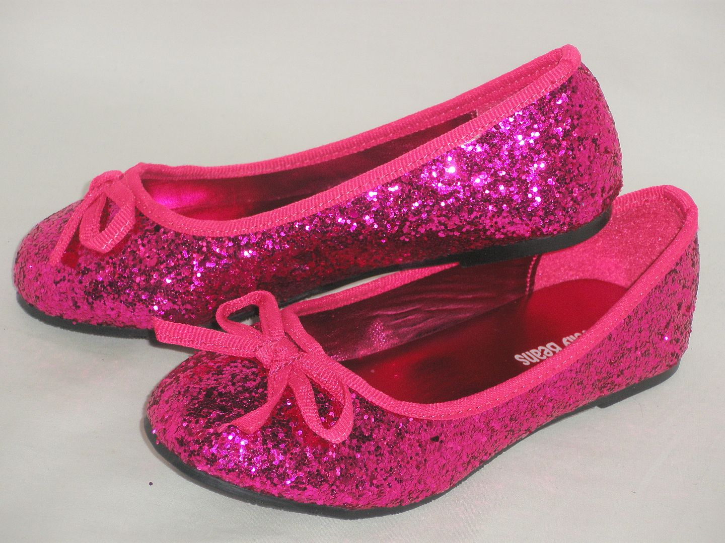 Glitter Sparkle Girls Kids Ballet Flats*Casual or Pageant Dress Shoes 