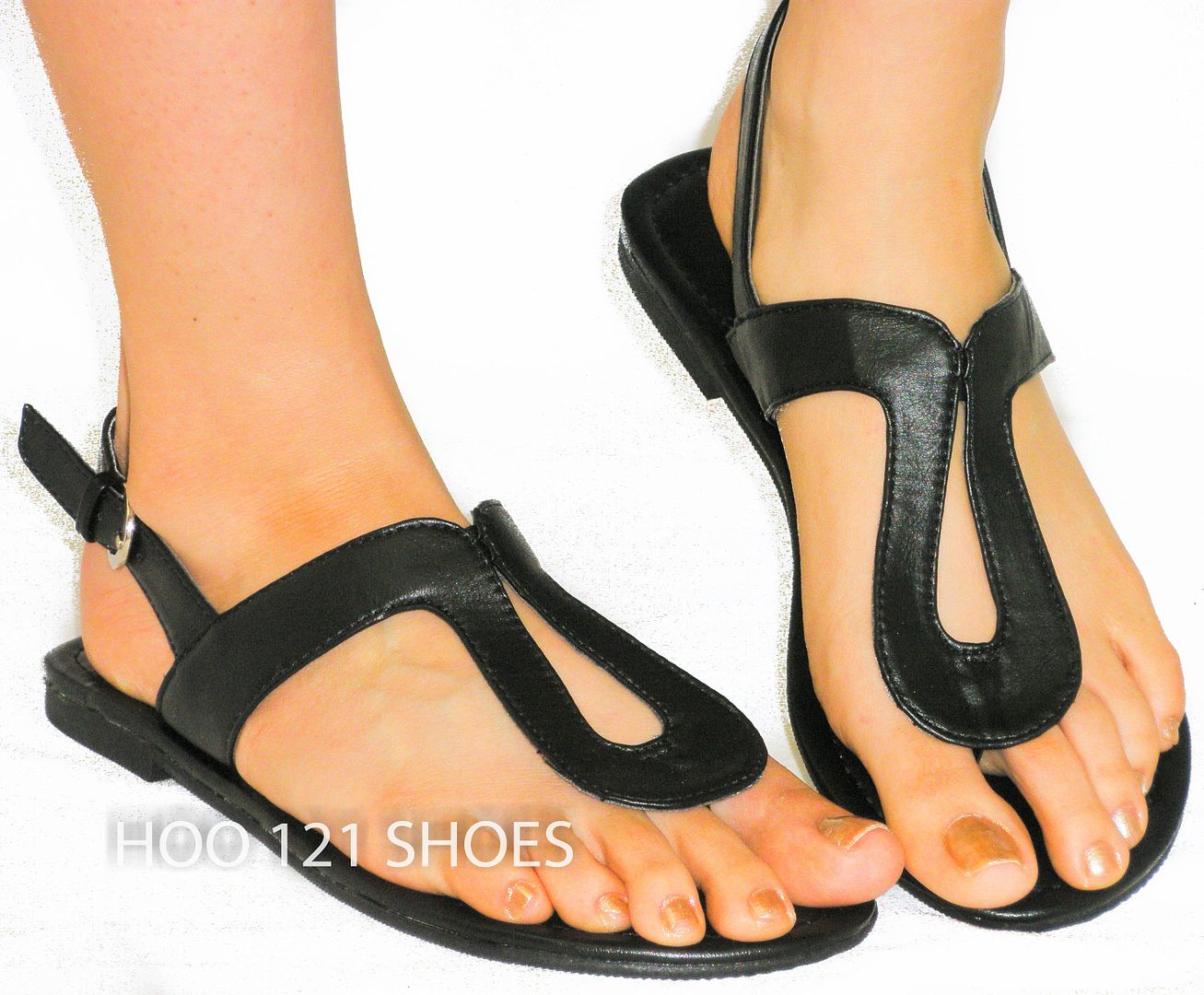Cute Strappy Flat Slingback Sandal Comfy T Strap Thong Flip Flops | eBay