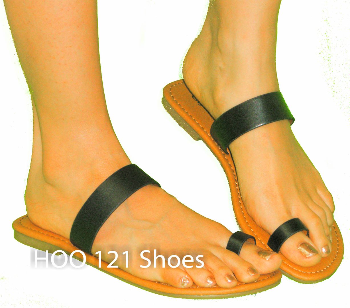 Cute & Comfy!Two Tone *Gladiator Flat Toe Ring *Thong Sandal | eBay