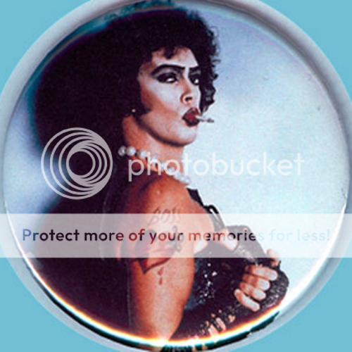 FrankN Furter Rocky Horror Picture Show 2 25 Pin Button Badge Magnet