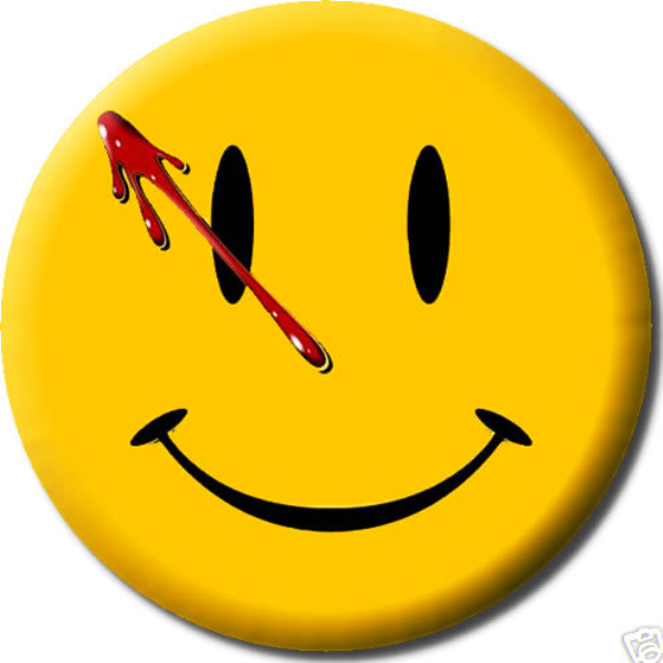 WATCHMEN SMILEY 1 pin button badge magnet MOORE GIBBONS 1985 COMEDIAN 