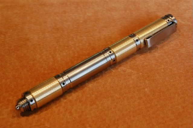 Titanium and Brass Tactical Pen (pic heavy)