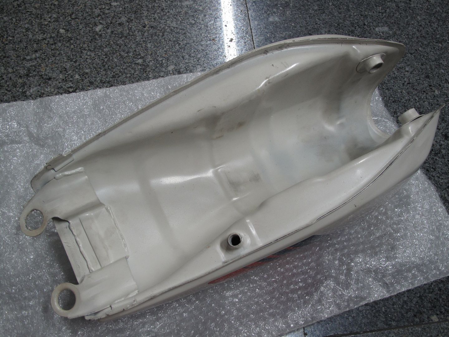 Yamaha DT125 DT125MX Fuel Tank White NOS Genuine Japan  